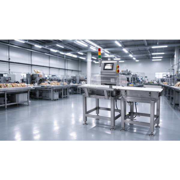 XRDJ-210 Dynamic Inline Checkweigher (Paddle Reject)