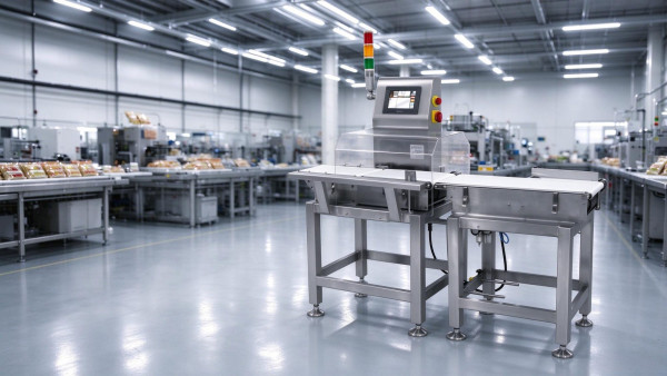 XRDJ-210 Dynamic Inline Checkweigher (Paddle Reject)